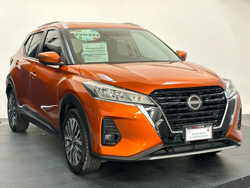 Nissan Kicks  5 pts. Exclusive, 1.6l, TA, a/ac. Aut., piel, GPS, RA-17 2022